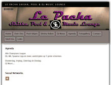 Tablet Screenshot of le-pacha.nl